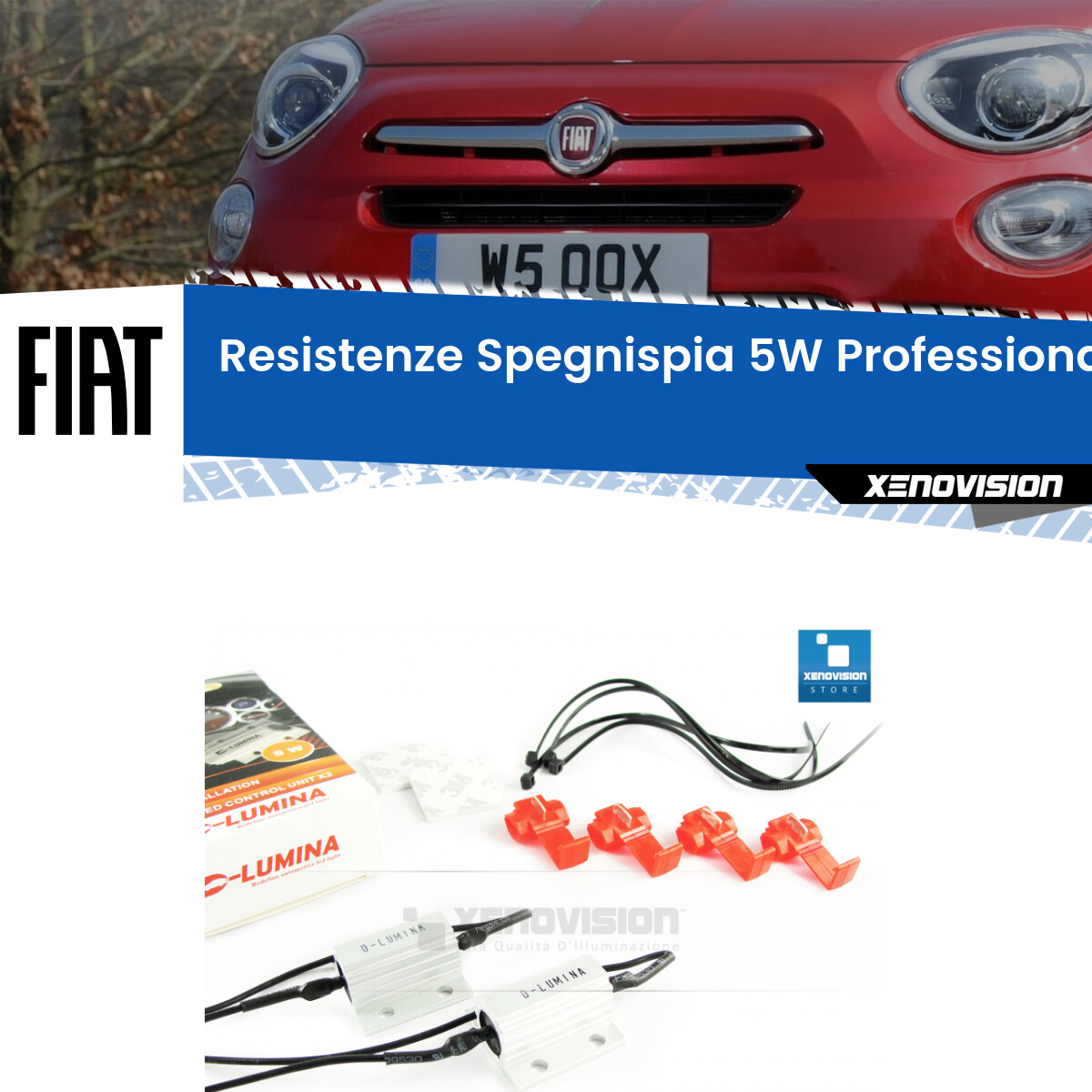 Luce Targa LED Per Fiat Croma 2005 - 2010: W5W X-Tee - Foto 9