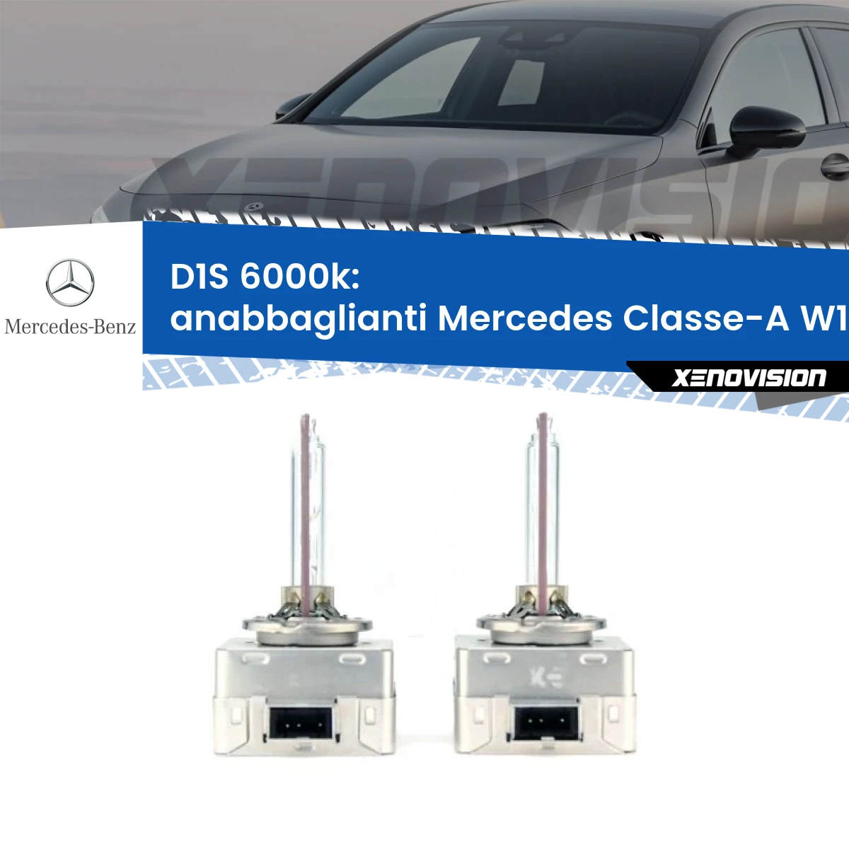 LAMPADE ANABBAGLIANTI D1S LED 6000K DA XENON ADATTO PER MERCEDES BENZ C300 - Foto 9