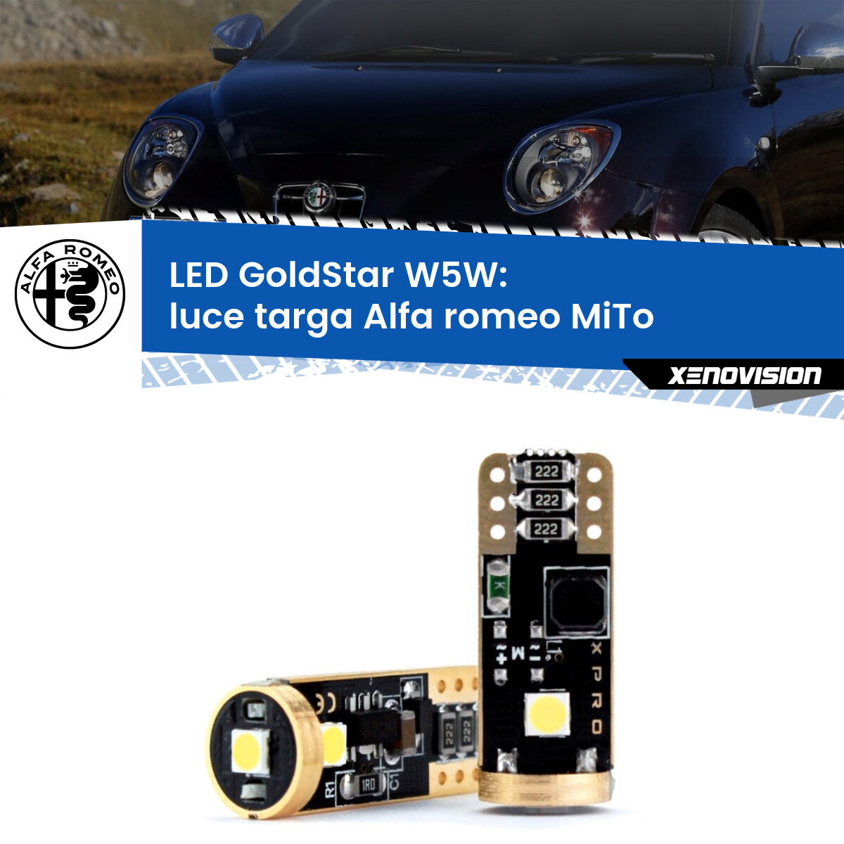 COPPIA PLACCHETTE LED LUCI TARGA 18 LED ALFA MITO 6000K NO ERRORE ULTRALUMINOSI - Foto 3