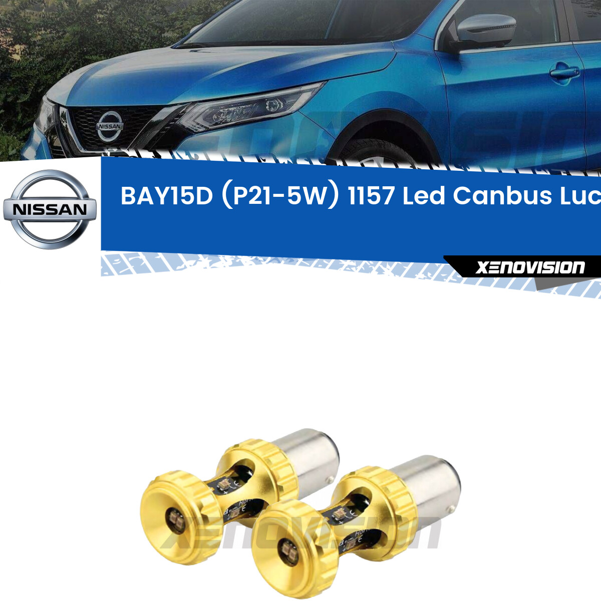 ASYC P21/5W luci posteriori LED Nissan Qashqai (J10) Luci Posizione
