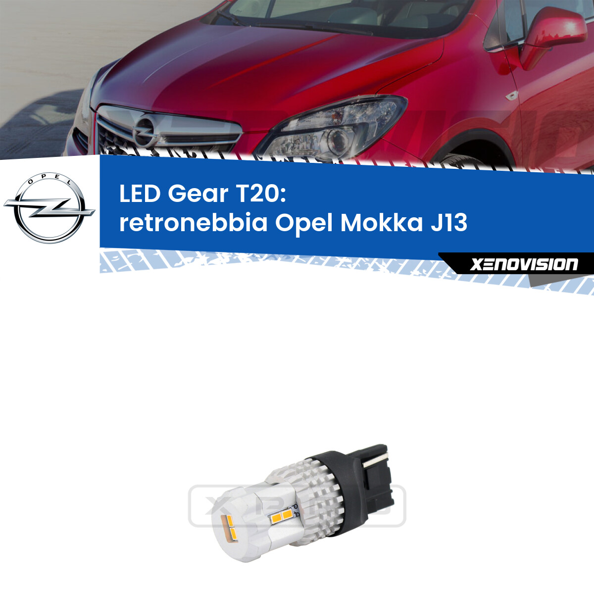 Indicatori Laterali A LED Dinamici Fumé Per Opel Mokka 2012-2016 E Mokka X 2016+ - Sequenziali Ambra