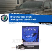 0 Abbaglianti HB3 22,000Lm per Alfa romeo 166 (936) 1998 - 2007 HB3 Kit LED BrightStar 22000Lm