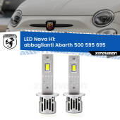 0 Abbaglianti LED Abarth 500 595 695 2008 -2014: H1 Nava H1: Kit LED Nava 20.000Lumen