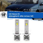 0 Abbaglianti LED Alfa romeo 145  1994 -2001: H1 Nava H1: Kit LED Nava 20.000Lumen