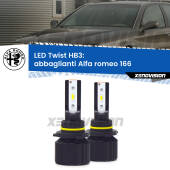 0 Abbaglianti LED Alfa romeo 166  1998 -2007: HB3 11,000Lm HB3: Kit LED Twist 11.000Lm