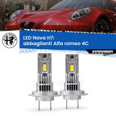 0 Abbaglianti LED Alfa romeo 4C  2013 in poi: H7 Nava H7: Kit LED Nava 20.000Lumen