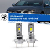 0 Abbaglianti LED Alfa romeo GT 2003 -2010: H7 Nava H7: Kit LED Nava 20.000Lumen