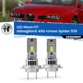 0 Abbaglianti LED Alfa romeo Spider 939 2006 -2010: H7 Nava H7: Kit LED Nava 20.000Lumen