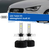 0 Abbaglianti LED Audi A1 2010 -2014: H1 11,000Lm H1: Kit LED Twist 11.000Lm