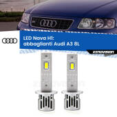 0 Abbaglianti LED Audi A3 8L 1996 -2000: H1 Nava H1: Kit LED Nava 20.000Lumen