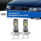 0 Abbaglianti LED Audi A4 B5 a parabola doppia: H7 Nava H7: Kit LED Nava 20.000Lumen