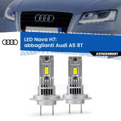 0 Abbaglianti LED Audi A5 8T 2007 -2017: H7 Nava H7: Kit LED Nava 20.000Lumen