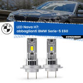 0 Abbaglianti LED BMW Serie-5 E60 2003 -2010: H7 Nava H7: Kit LED Nava 20.000Lumen