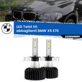 0 Abbaglianti LED BMW X5 E70 2006 -2013: H1 11,000Lm H1: Kit LED Twist 11.000Lm