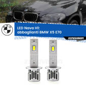 0 Abbaglianti LED BMW X5 E70 2006 -2013: H1 Nava H1: Kit LED Nava 20.000Lumen