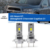 0 Abbaglianti LED Chevrolet Captiva C1 2016 -2018: H7 Nava H7: Kit LED Nava 20.000Lumen