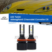 0 Abbaglianti LED Chevrolet Corvette C6 2005 -2013: Twist 11,000Lm H11: Kit LED Twist  11.000Lm