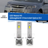 0 Abbaglianti LED Chevrolet Epica KL1 2005 -2011: H1 Nava H1: Kit LED Nava 20.000Lumen