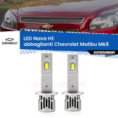 0 Abbaglianti LED Chevrolet Malibu Mk8 2012 -2015: H1 Nava H1: Kit LED Nava 20.000Lumen