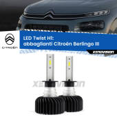 0 Abbaglianti LED Citroën Berlingo III 2018 in poi: H1 11,000Lm H1: Kit LED Twist 11.000Lm