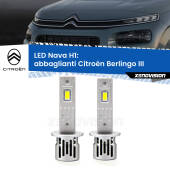 0 Abbaglianti LED Citroën Berlingo III 2018 in poi: H1 Nava H1: Kit LED Nava 20.000Lumen