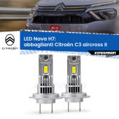 0 Abbaglianti LED Citroën C3 aircross II 2024 in poi: H7 Nava H7: Kit LED Nava 20.000Lumen