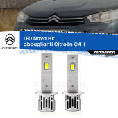 0 Abbaglianti LED Citroën C4 II prima serie: H1 Nava H1: Kit LED Nava 20.000Lumen