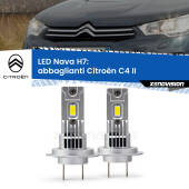 0 Abbaglianti LED Citroën C4 II restyling: H7 Nava H7: Kit LED Nava 20.000Lumen