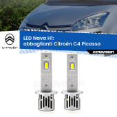 0 Abbaglianti LED Citroën C4 Picasso 2006 -2013: H1 Nava H1: Kit LED Nava 20.000Lumen