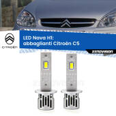 0 Abbaglianti LED Citroën C5 con fari Xenon: H1 Nava H1: Kit LED Nava 20.000Lumen