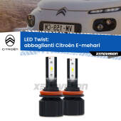 0 Abbaglianti LED Citroën E-mehari  2016 in poi: Twist 11,000Lm H11: Kit LED Twist  11.000Lm