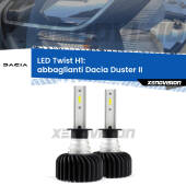0 Abbaglianti LED Dacia Duster II prima serie: H1 11,000Lm H1: Kit LED Twist 11.000Lm