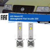 0 Abbaglianti LED Fiat Scudo 220 a parabola doppia: H1 Nava H1: Kit LED Nava 20.000Lumen