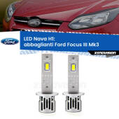 0 Abbaglianti LED Ford Focus Mk3 senza luci diurne: H1 Nava H1: Kit LED Nava 20.000Lumen