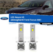 0 Abbaglianti LED Ford Focus  a parabola doppia: H1 Nava H1: Kit LED Nava 20.000Lumen