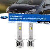 0 Abbaglianti LED Ford Galaxy WM, WA6 2006 -2015: H1 Nava H1: Kit LED Nava 20.000Lumen