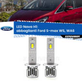 0 Abbaglianti LED Ford S-max WS, WA6 2006 -2014: H1 Nava H1: Kit LED Nava 20.000Lumen