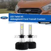 0 Abbaglianti LED Ford Transit Custom con LED di serie: H1 11,000Lm H1: Kit LED Twist 11.000Lm