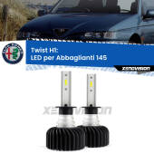 0 Abbaglianti LED H1 11,000Lumen per Alfa romeo 145 (930) 1994 -2001 H1: Kit LED Twist 11.000Lm