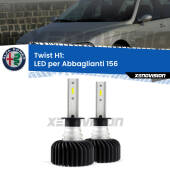 0 Abbaglianti LED H1 11,000Lumen per Alfa romeo 156 (932) 1997 -2005 H1: Kit LED Twist 11.000Lm