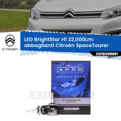 0 Abbaglianti LED H1 22,000Lm per Citroën SpaceTourer 2016 in poi H1: Kit LED BrightStar 22000Lm