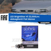 0 Abbaglianti LED H1 22,000Lm per Fiat Marea 1996 -2002 H1: Kit LED BrightStar 22000Lm