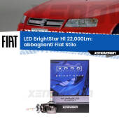 0 Abbaglianti LED H1 22,000Lm per Fiat Stilo 2001 -2006 H1: Kit LED BrightStar 22000Lm