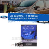 0 Abbaglianti LED H1 22,000Lm per Ford B-max JK restyling H1: Kit LED BrightStar 22000Lm