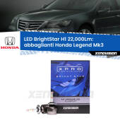 0 Abbaglianti LED H1 22,000Lm per Honda Legend Mk3 con fari Xenon H1: Kit LED BrightStar 22000Lm