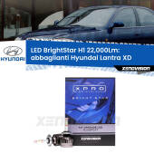 0 Abbaglianti LED H1 22,000Lm per Hyundai Lantra XD 2000 -2006 H1: Kit LED BrightStar 22000Lm