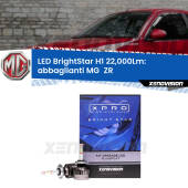 0 Abbaglianti LED H1 22,000Lm per MG  ZR  2001 -2005 H1: Kit LED BrightStar 22000Lm