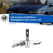 0 Abbaglianti LED H1 9600Lm per Alfa romeo 145  1994 -2001 H1: Kit LED Accent 9600LM