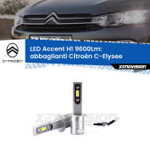 0 Abbaglianti LED H1 9600Lm per Citroën C-Elysee 2012 in poi H1: Kit LED Accent 9600LM