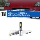 0 Abbaglianti LED H1 9600Lm per Fiat Barchetta 1995 -2005 H1: Kit LED Accent 9600LM